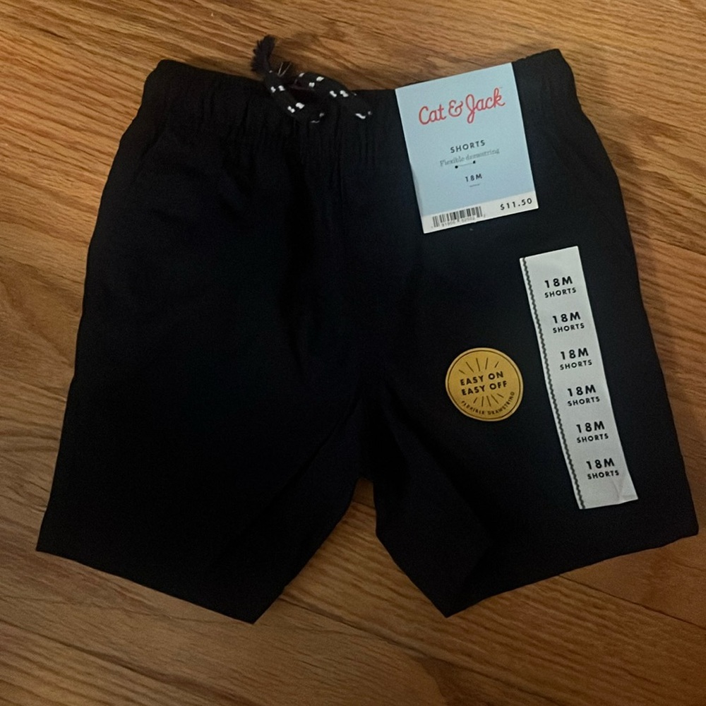 NWT Cat & Jack Shorts 18M Navy